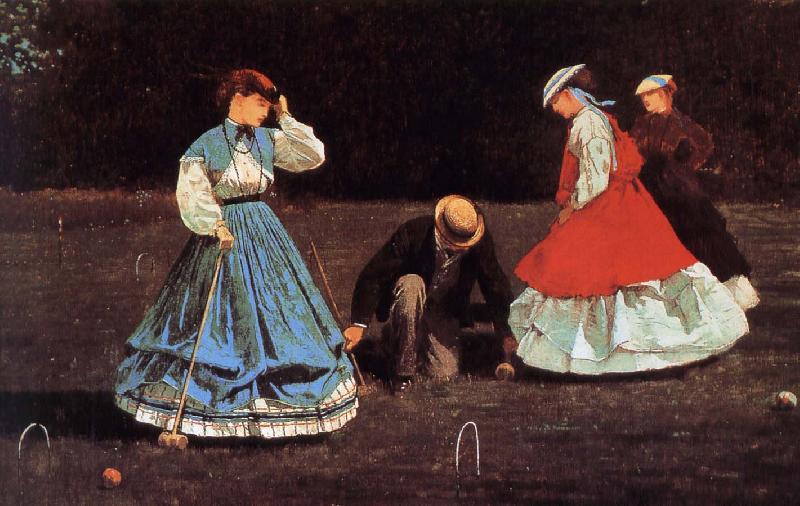 Winslow Homer Match Sweden oil painting art